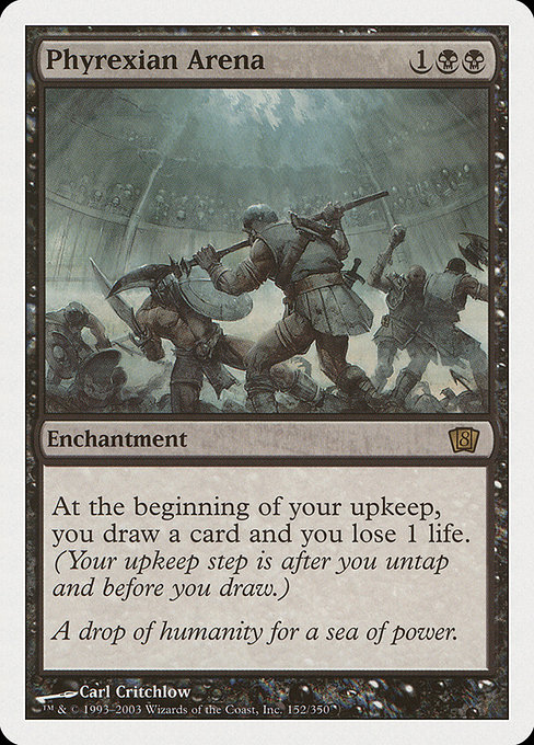 ファイレクシアの闘技場／Phyrexian Arena - MTGフレーバー